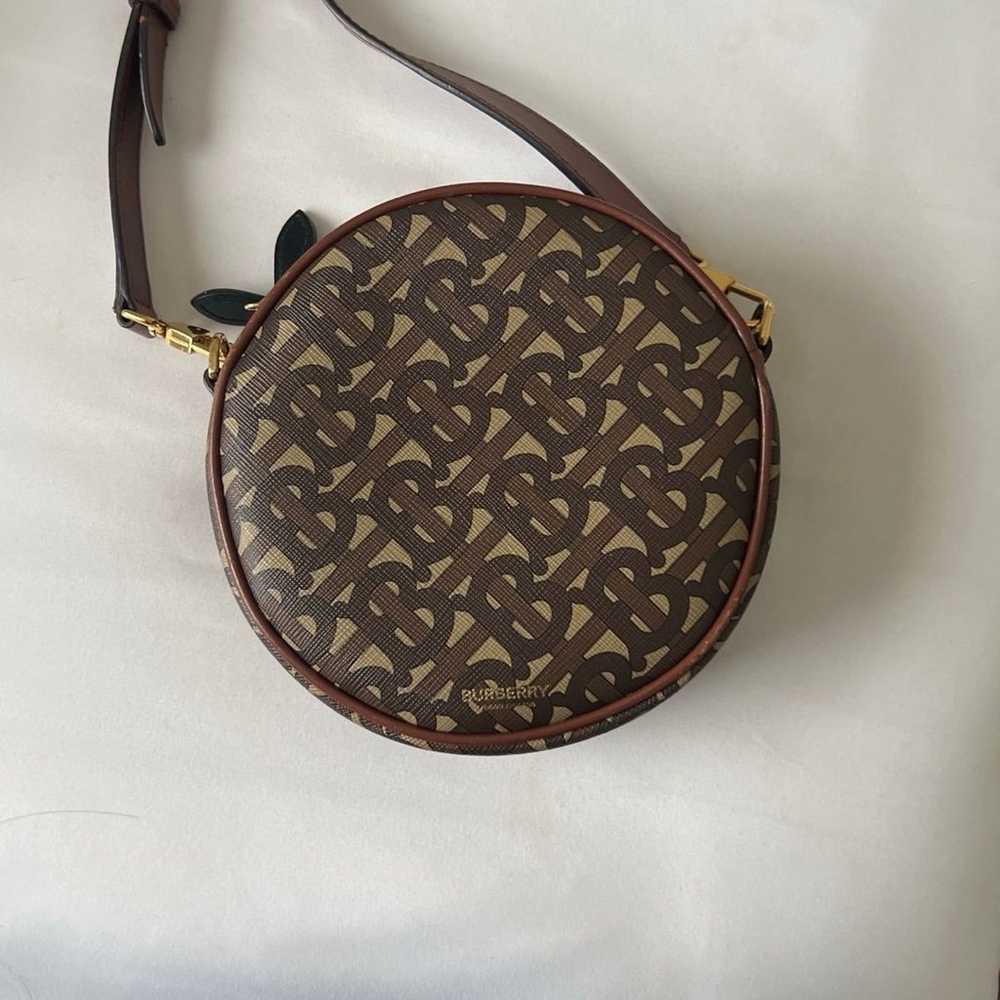 Burberry Brown E-Canvas Monogram Louise Bag - image 4