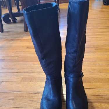 Chelse Moreland  black calf boots women's size 7.… - image 1