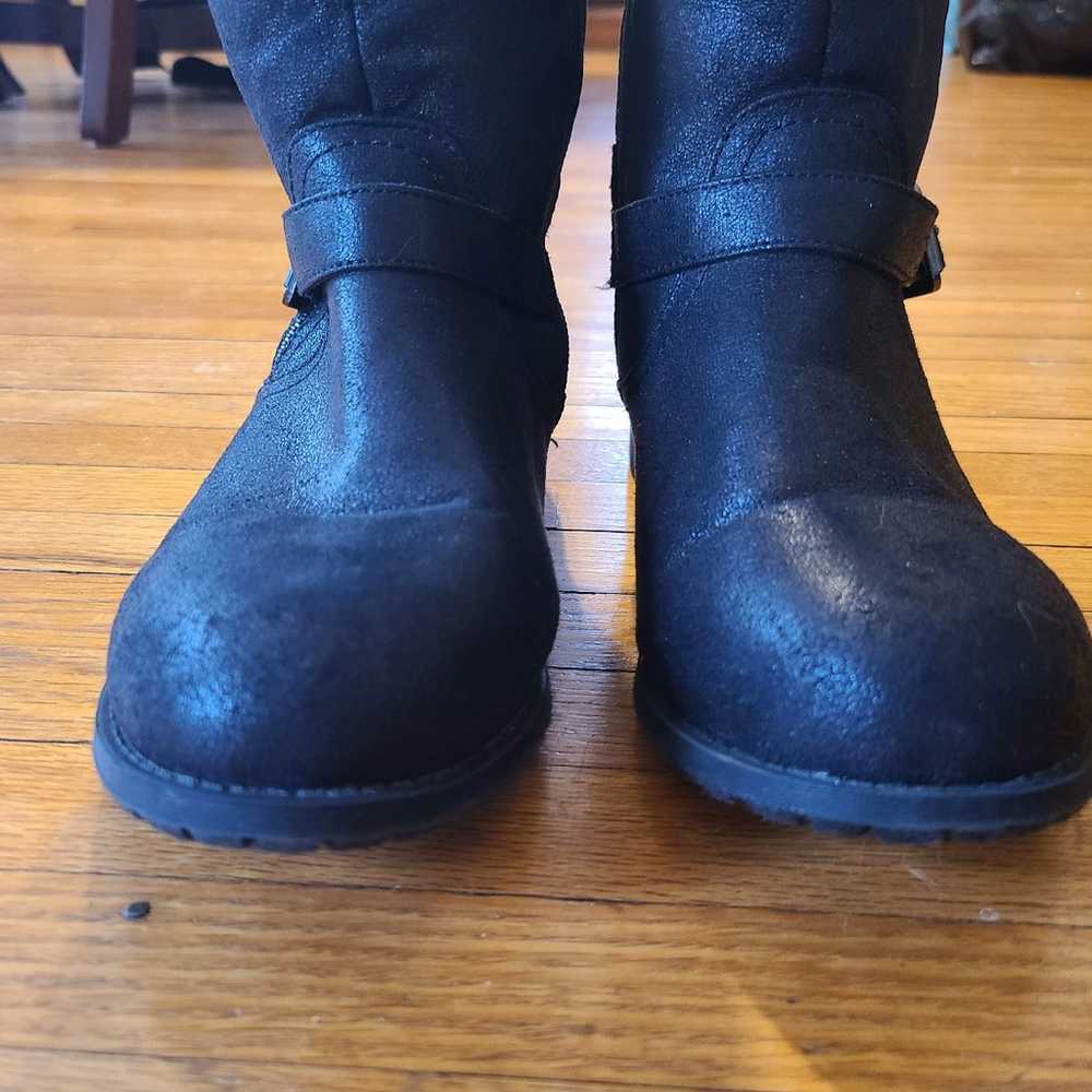 Chelse Moreland  black calf boots women's size 7.… - image 2