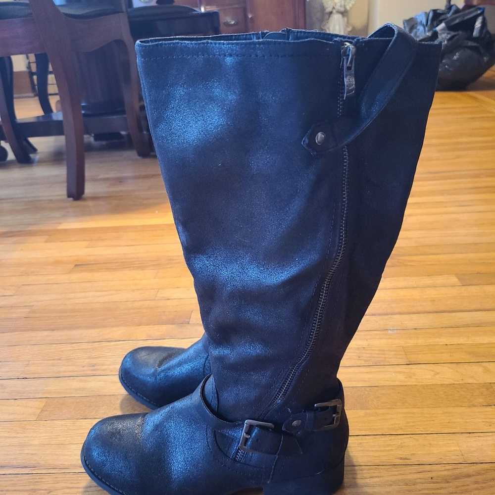 Chelse Moreland  black calf boots women's size 7.… - image 3