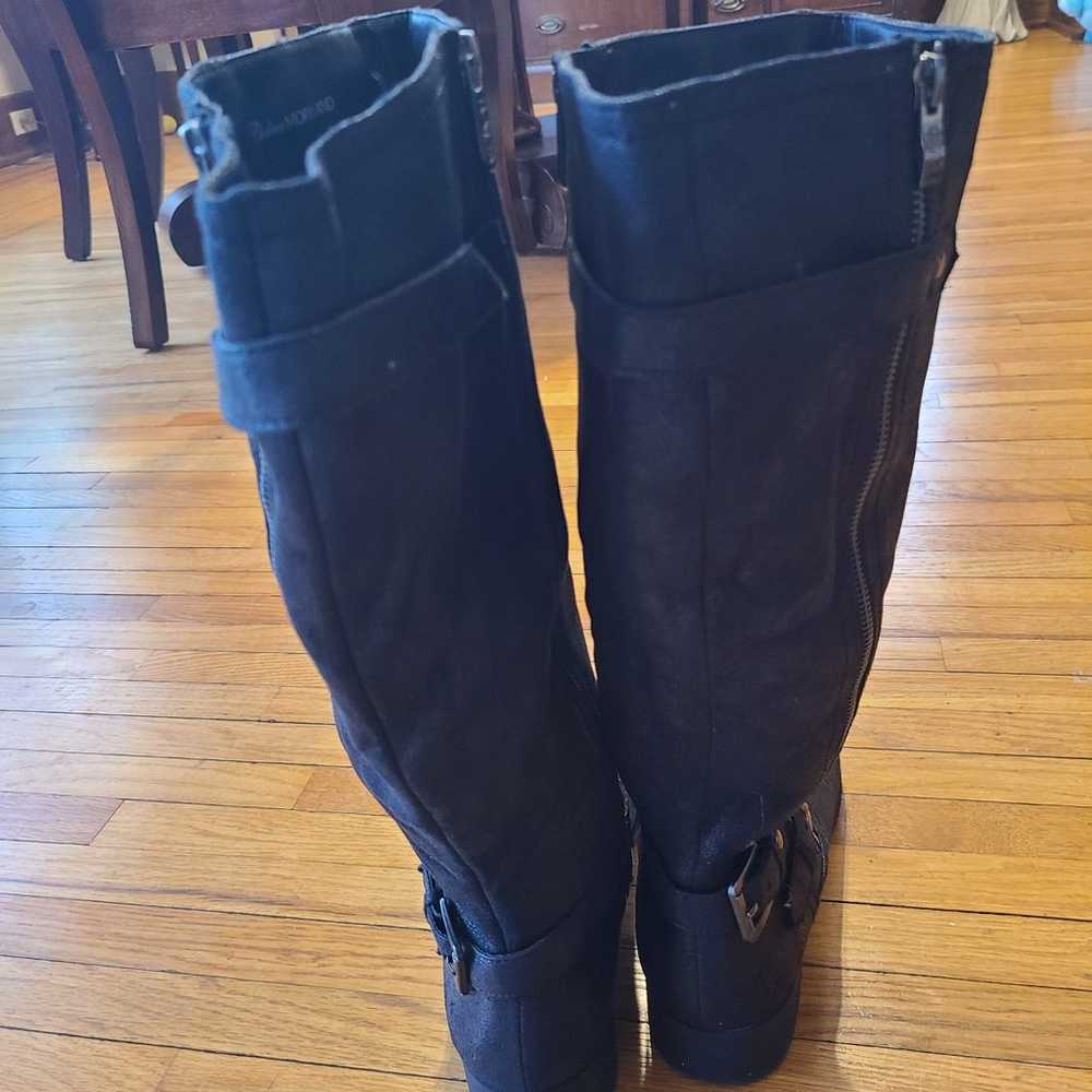 Chelse Moreland  black calf boots women's size 7.… - image 5