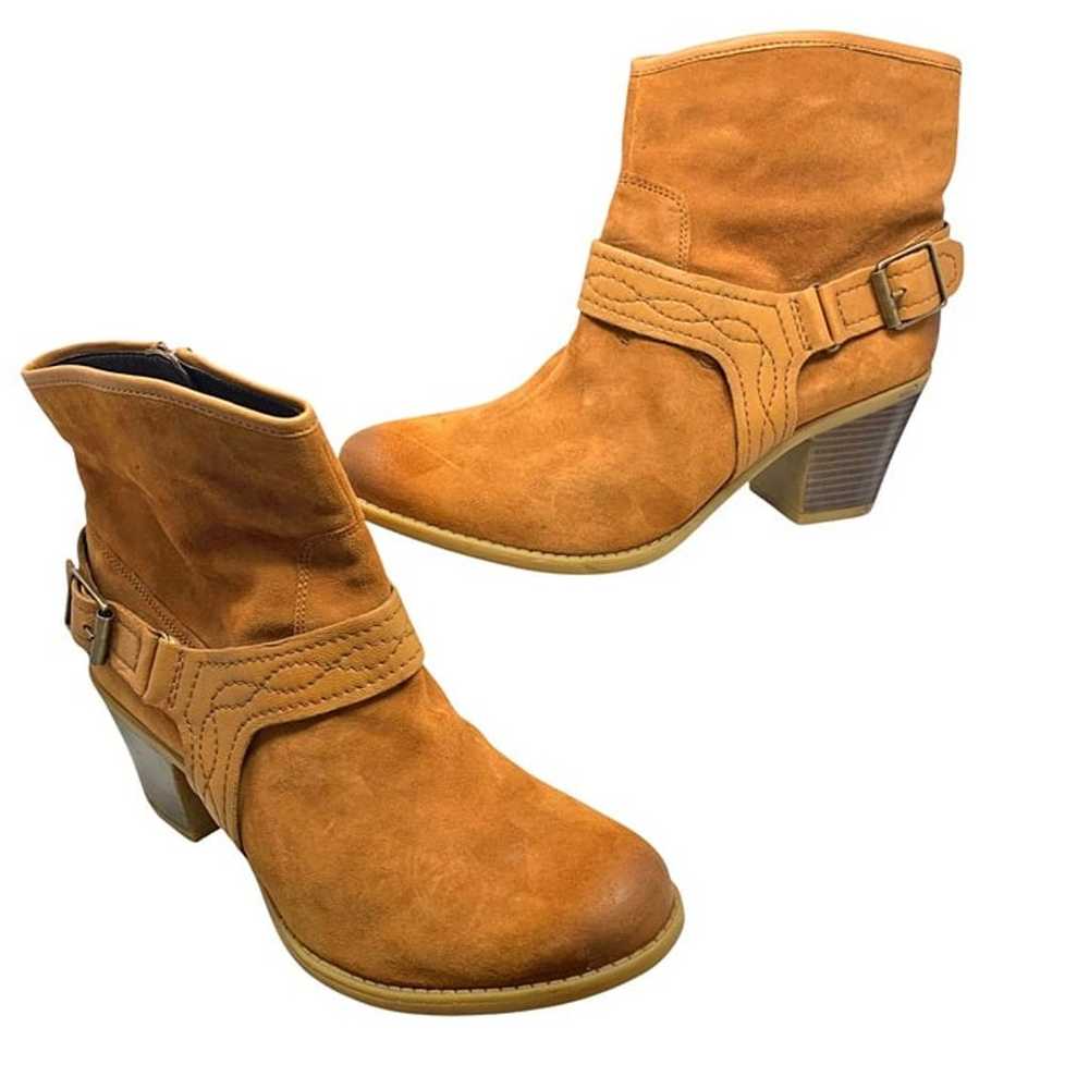 Earth Lina Arlington Suede Western Styled Booties - image 10