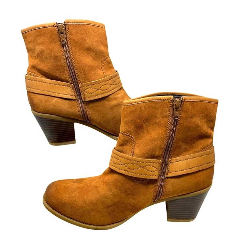 Earth Lina Arlington Suede Western Styled Booties - image 8