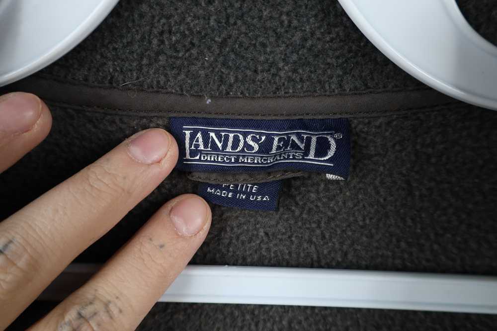 Lands End × Vintage Vintage 90s Lands End Blank F… - image 5