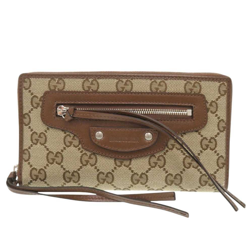 GUCCI Long Wallet Purse 681710 GG canvas beige Th… - image 1