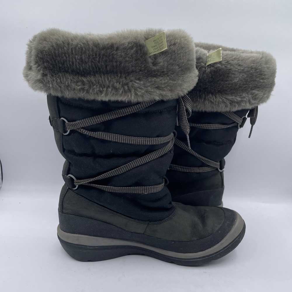 Timberland Fleece Faux Fur Lined Snow Boots Black… - image 5