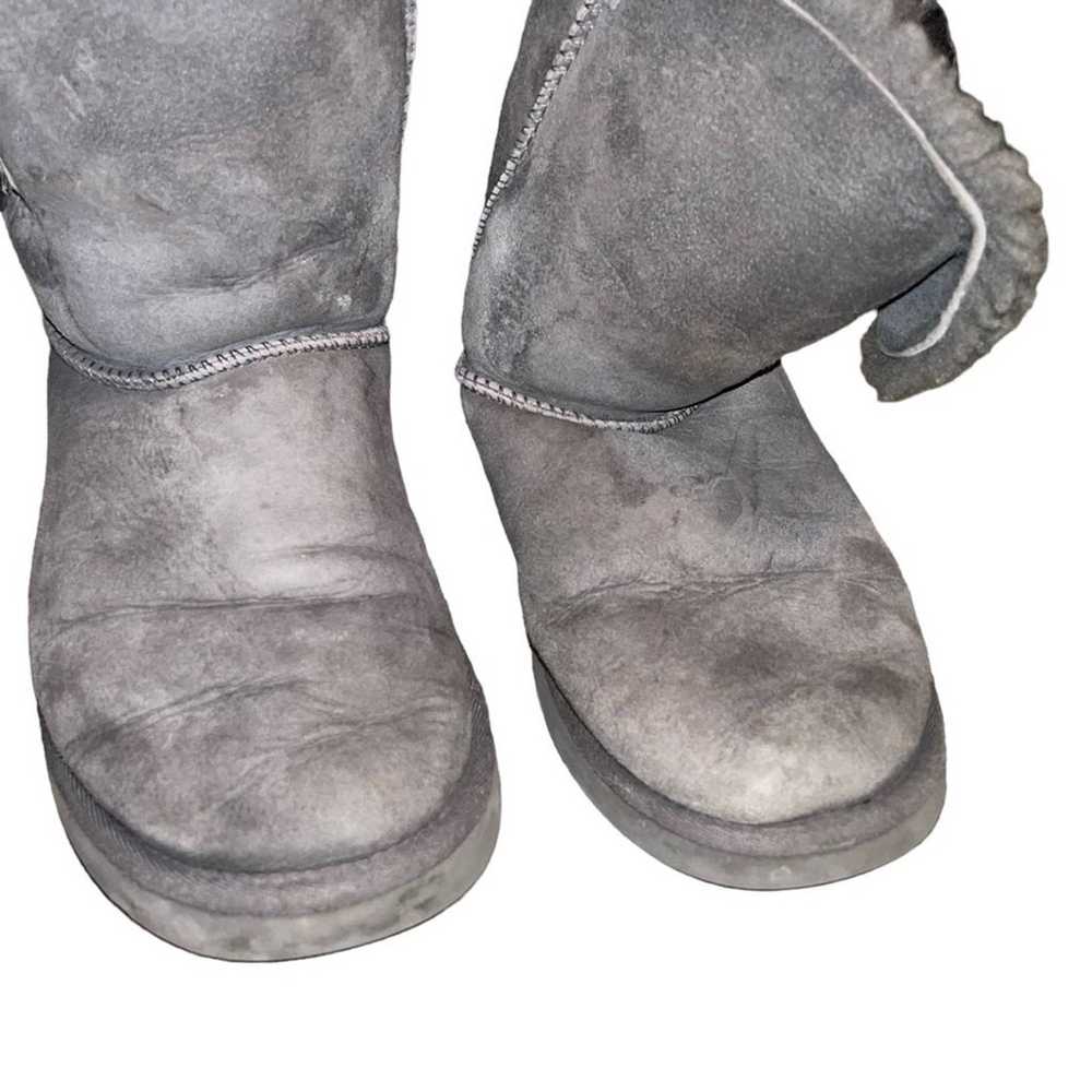 UGG MINI BAILEY BLING SWAROVSKI CRYSTAL GREY GRAY… - image 4