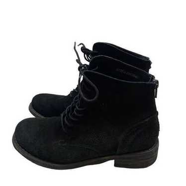 Camila’s Brand Black Suede Lace Up Boots with Zip… - image 1