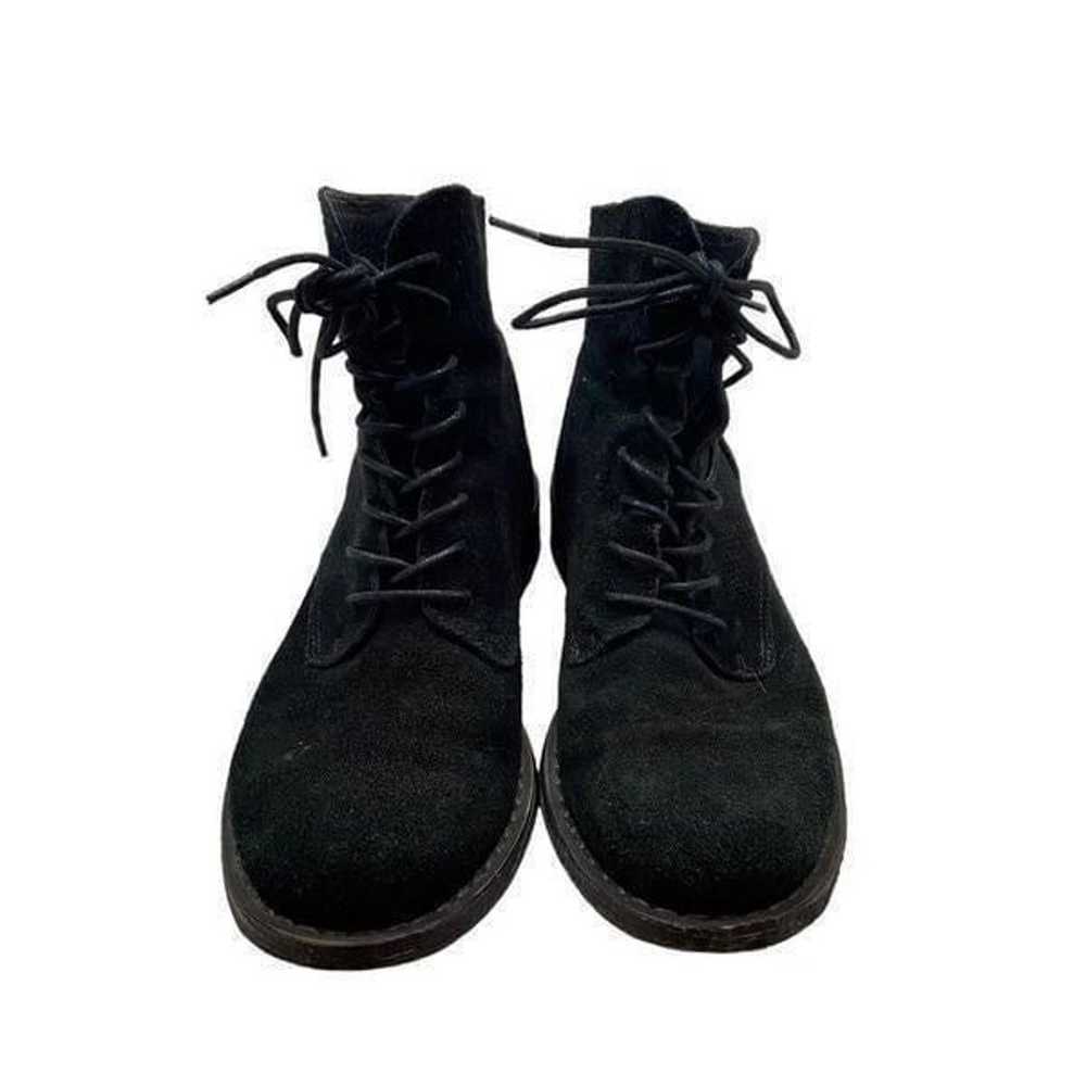 Camila’s Brand Black Suede Lace Up Boots with Zip… - image 4