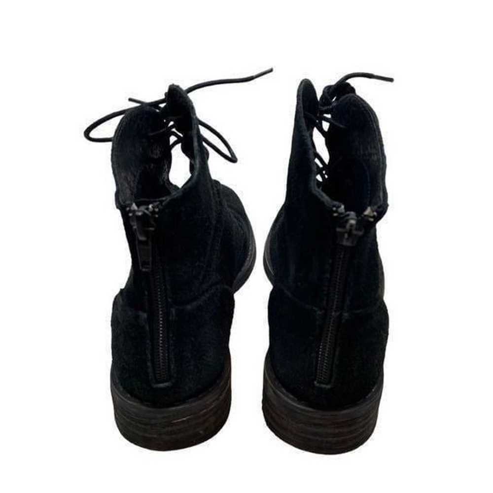 Camila’s Brand Black Suede Lace Up Boots with Zip… - image 8