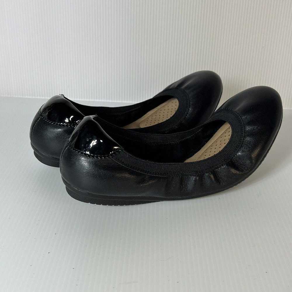 Lands' End Comfort Elastic Slip On Ballet Flat Bl… - image 4