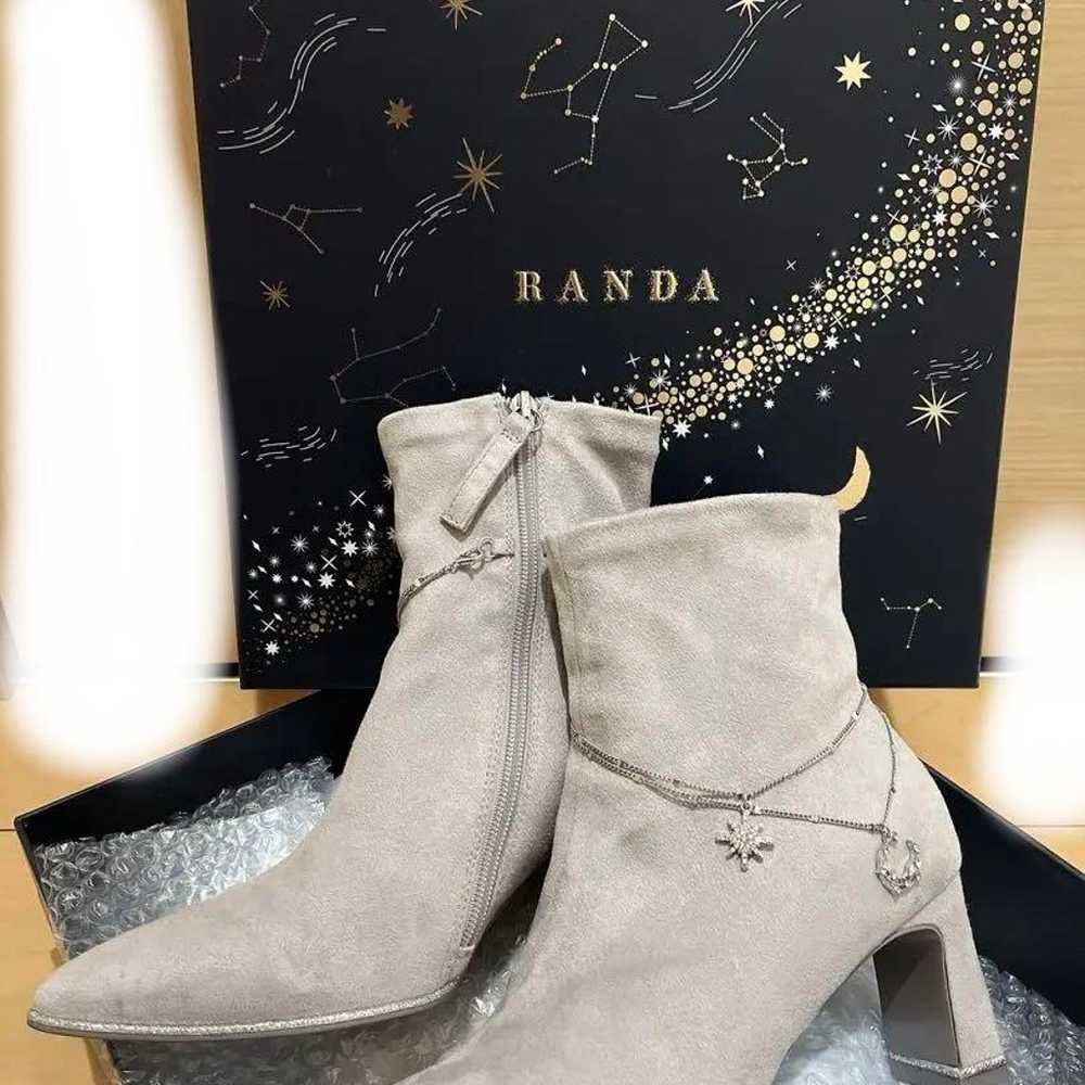 RANDA Beige Suede-like Booties - image 2