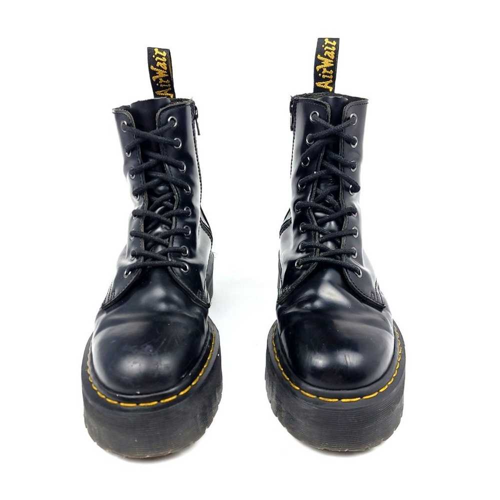 Dr. Martens Jadon Patent Leather Zip Up Combat Pl… - image 3