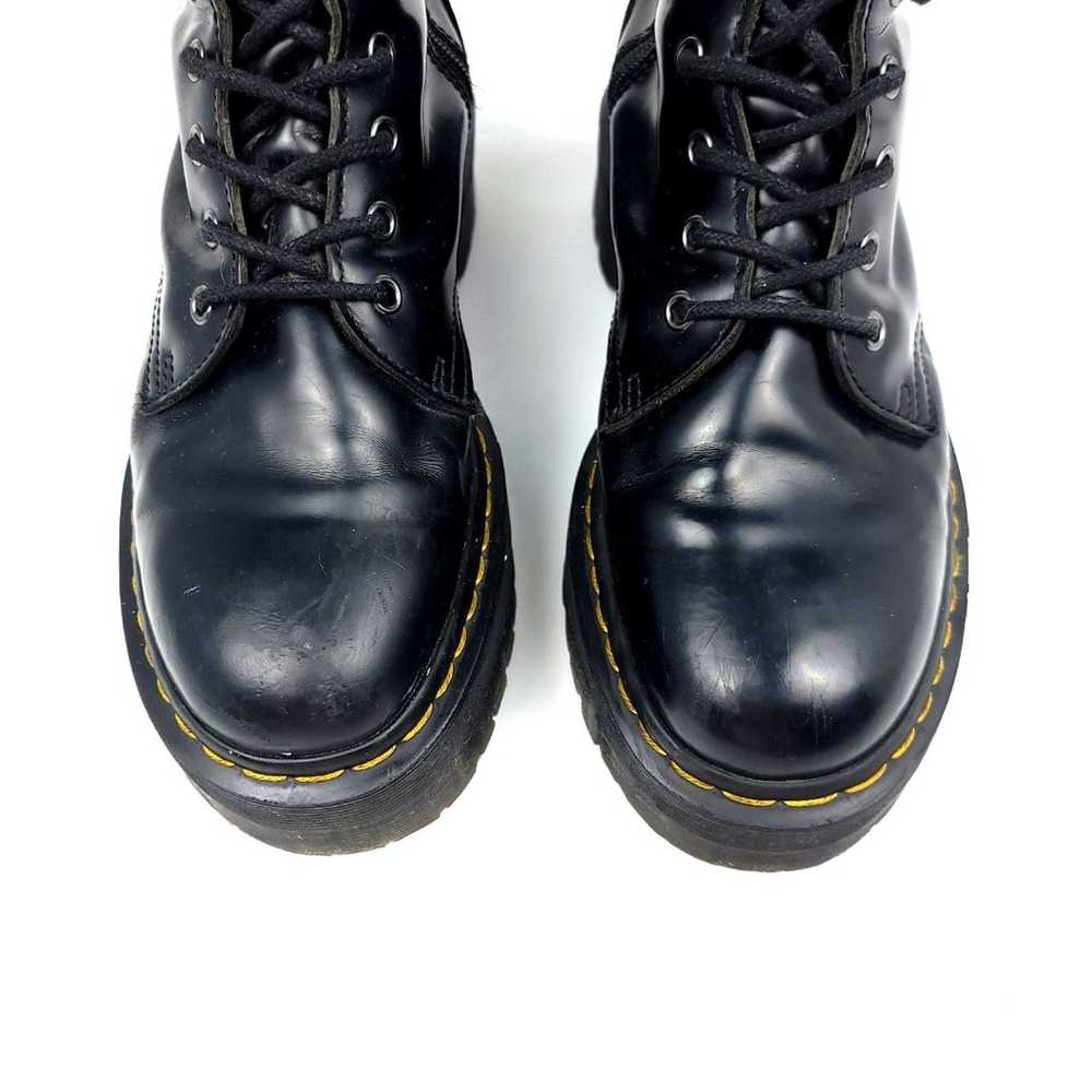 Dr. Martens Jadon Patent Leather Zip Up Combat Pl… - image 4