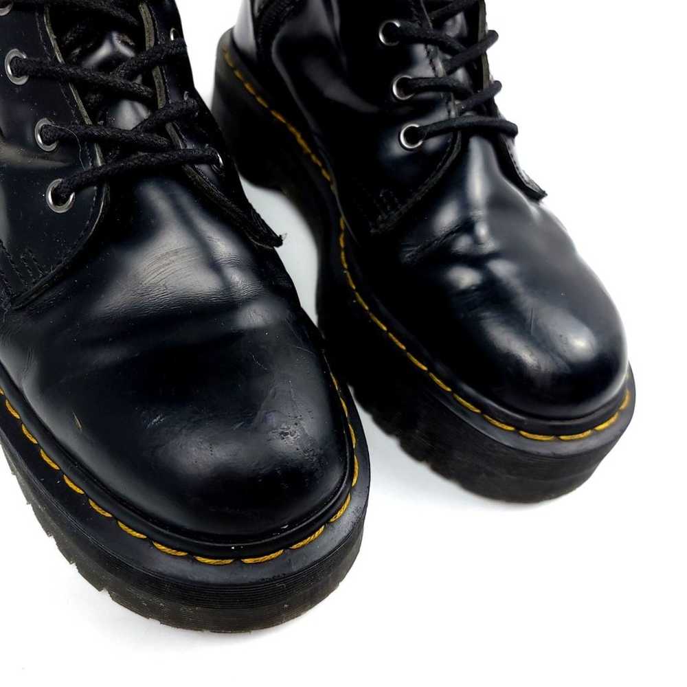 Dr. Martens Jadon Patent Leather Zip Up Combat Pl… - image 5