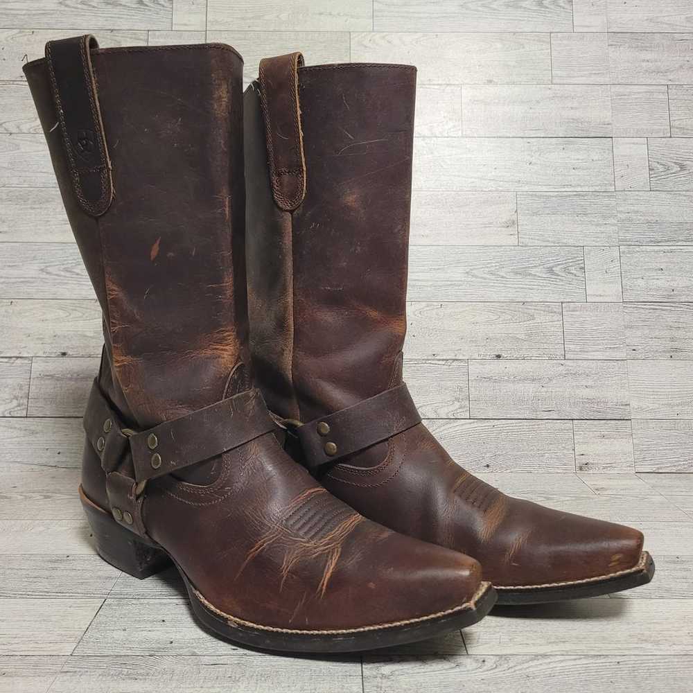 Women's Ariat Hollywood Western Brown Leather Bik… - image 2