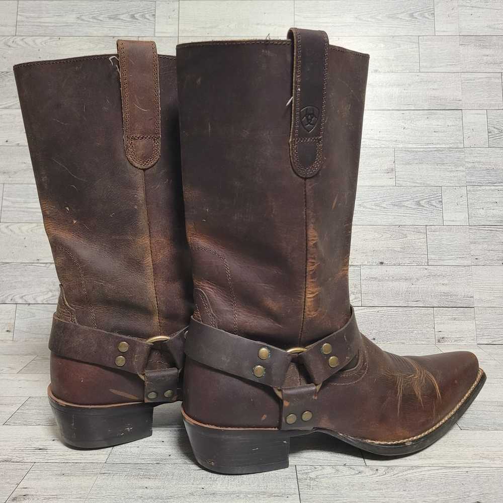 Women's Ariat Hollywood Western Brown Leather Bik… - image 4