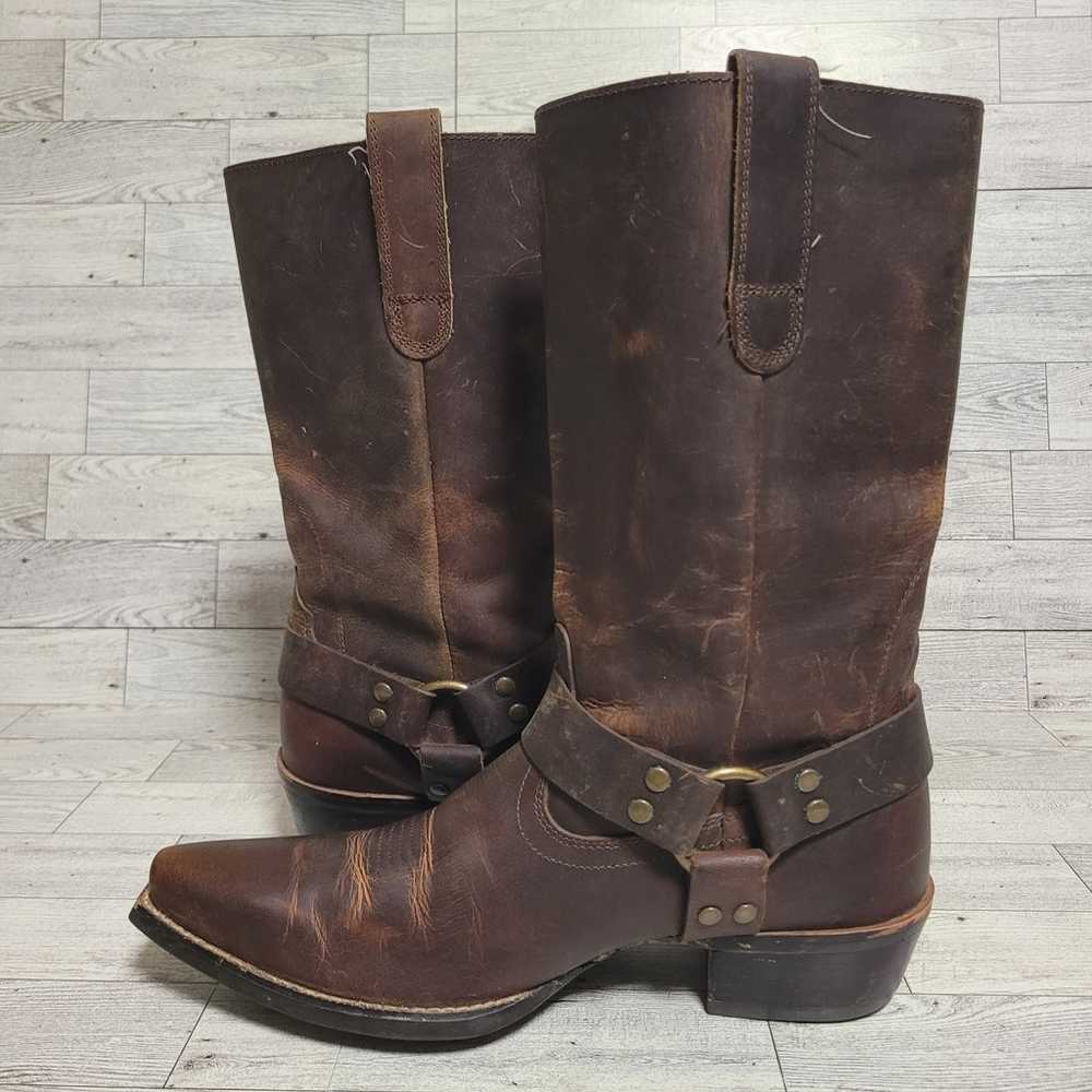 Women's Ariat Hollywood Western Brown Leather Bik… - image 6