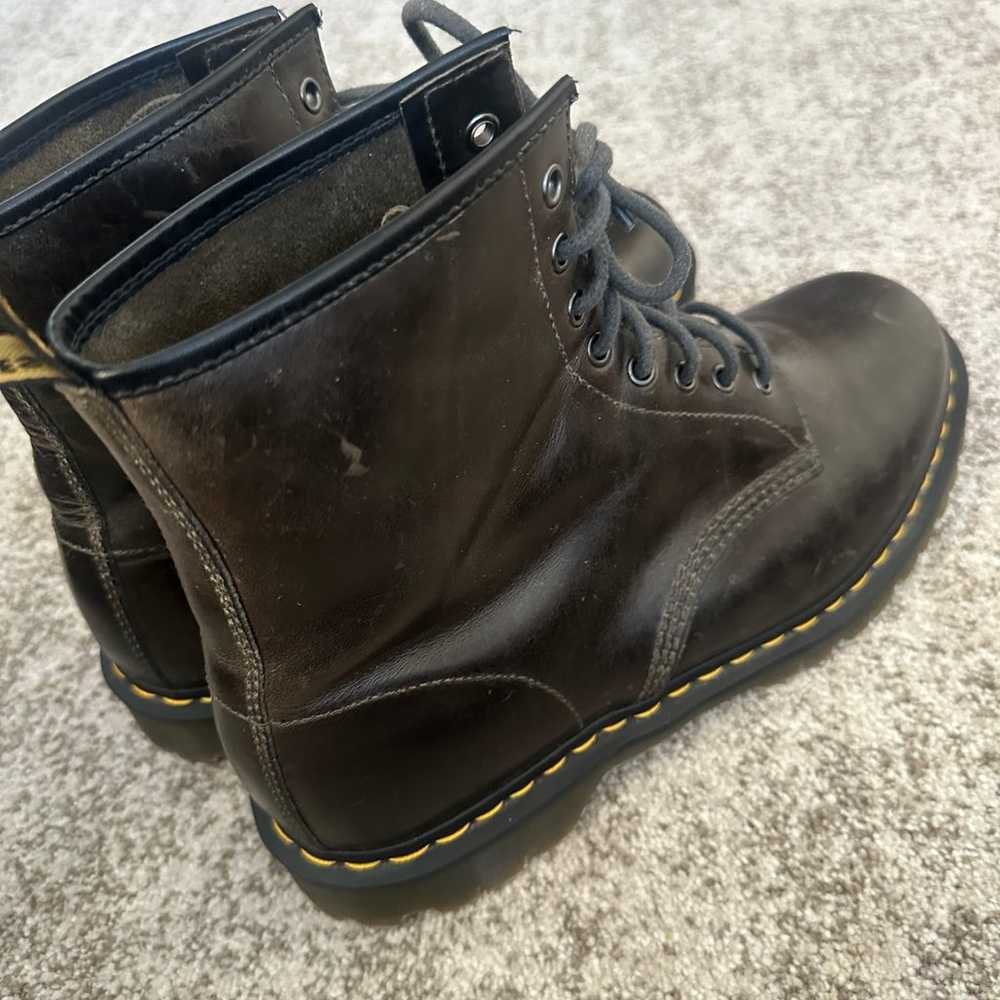 Dr. Marten’s Chocolatete Brown Combat Boots 13 - image 2