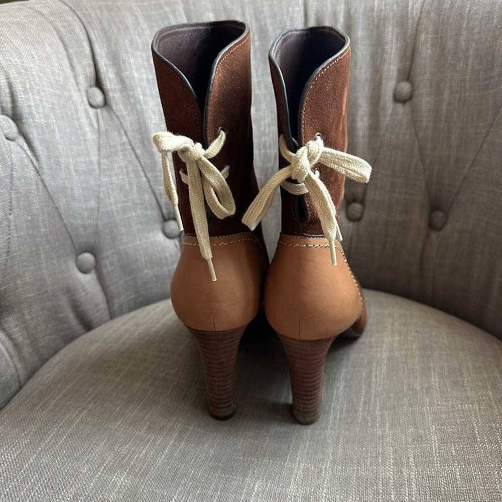 See By Chloe Boots Womens Sz 41 Brown Suede Lara … - image 5