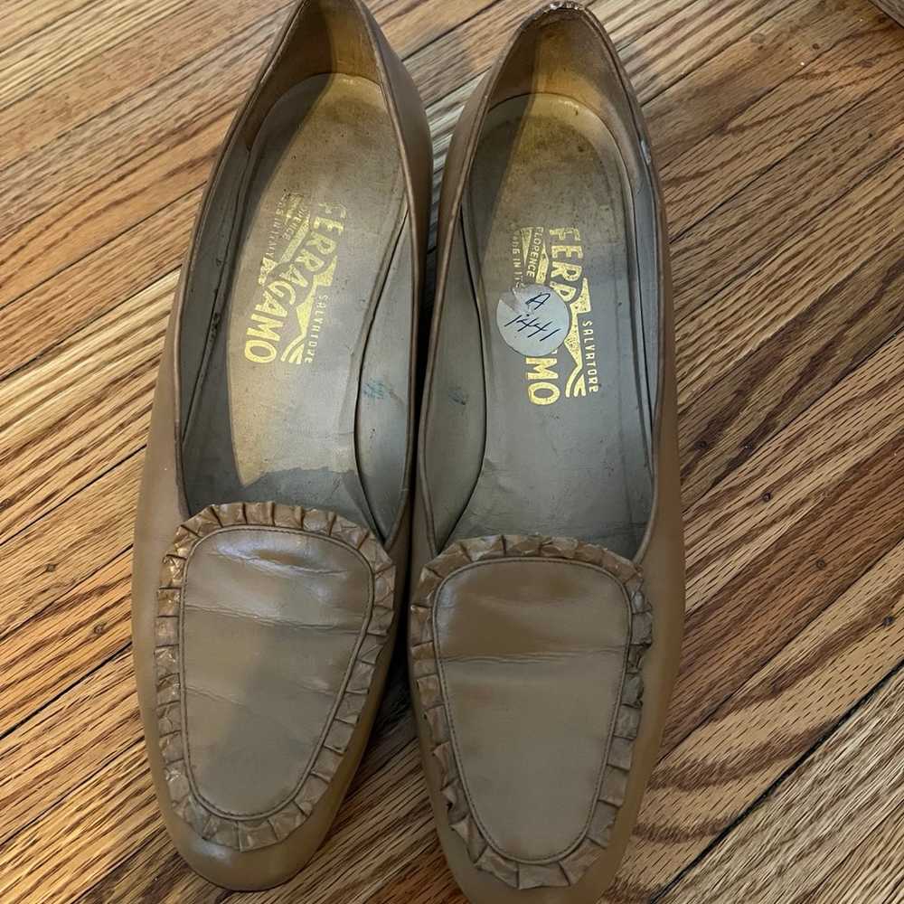 vintage salvatore ferragamo loafer - image 2