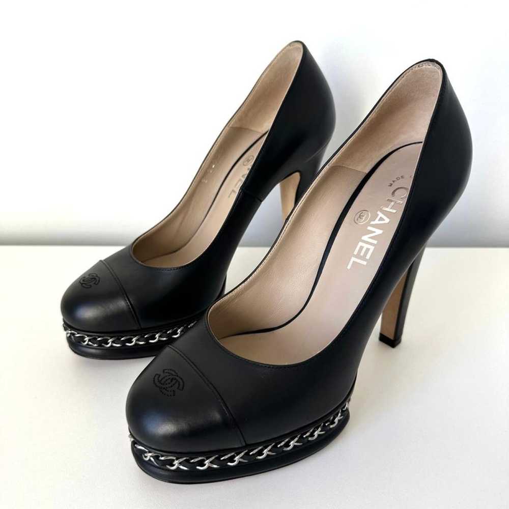 Chanel Leather heels - image 11