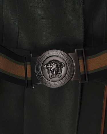 Versace Rare versace medusa military khaki dress … - image 1