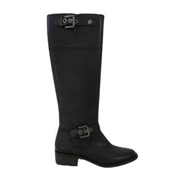 Coach Jacinda Black Leather Knee-High Tall Riding 