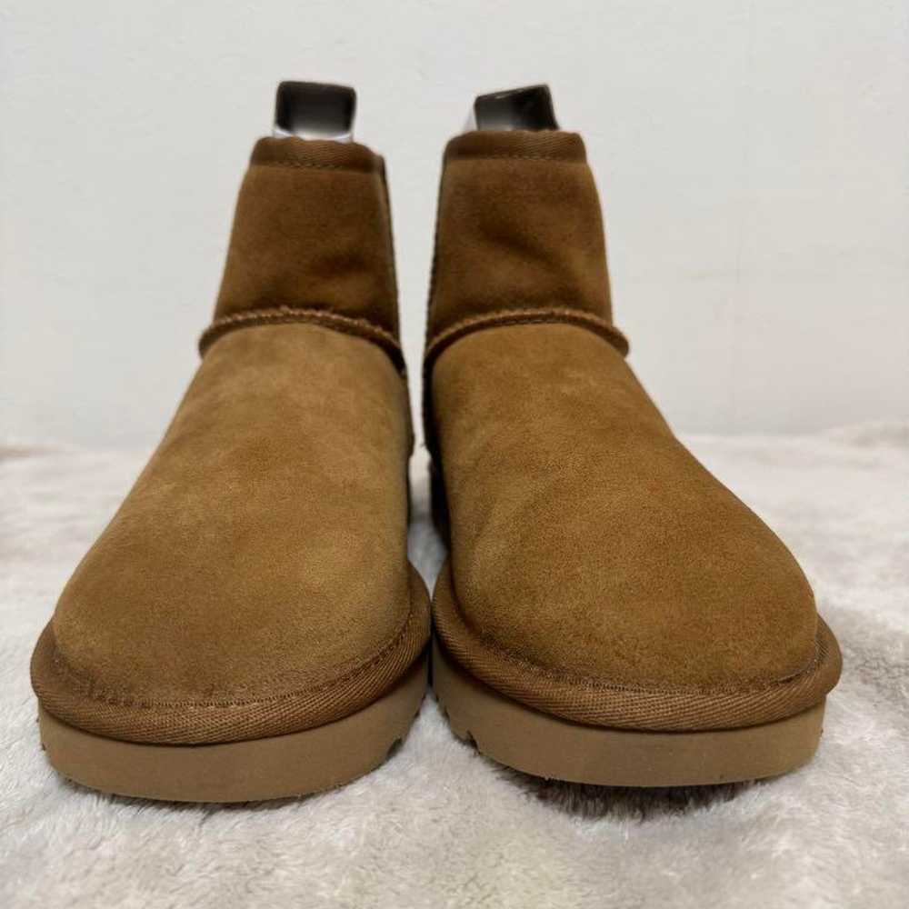 UGG Logo New Brown Short Sheepskin Boots - image 2