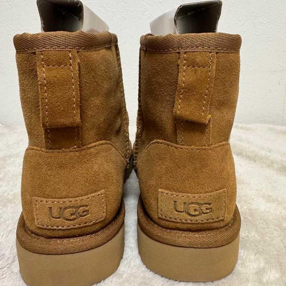 UGG Logo New Brown Short Sheepskin Boots - image 4