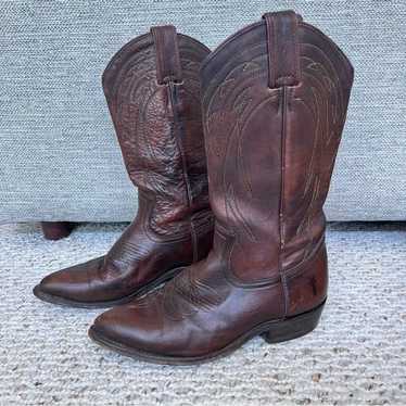 FRYE Billy Pull On Cowboy Western Leather Boot