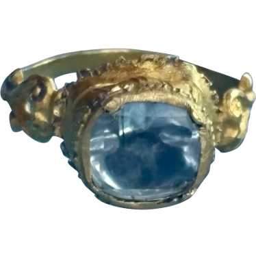 17th Century  (1640 Rock Crystal ring - image 1