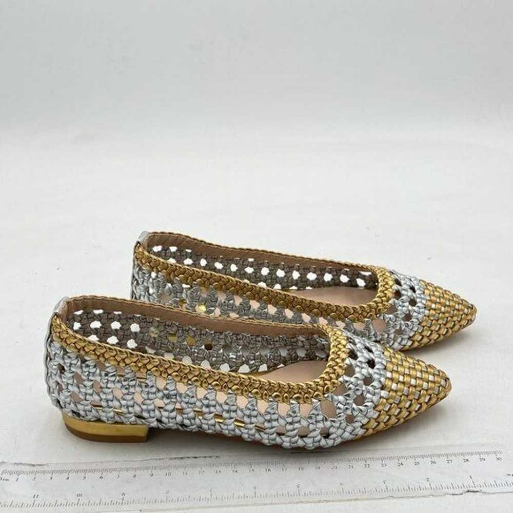 FSJ Gold Stylish Comfort Slip On Ballet Flat Walk… - image 3