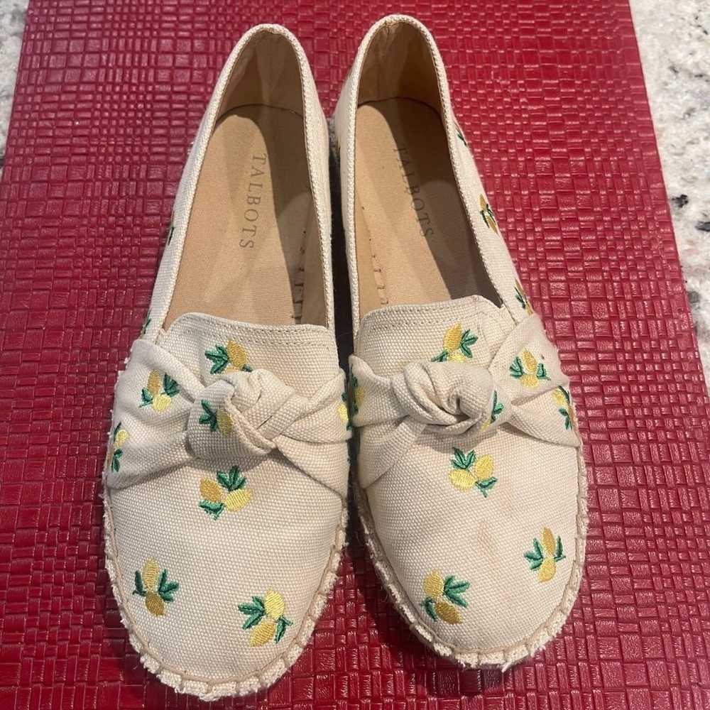 Talbots Espadrilles, Size 6.5M, Beige new - image 2