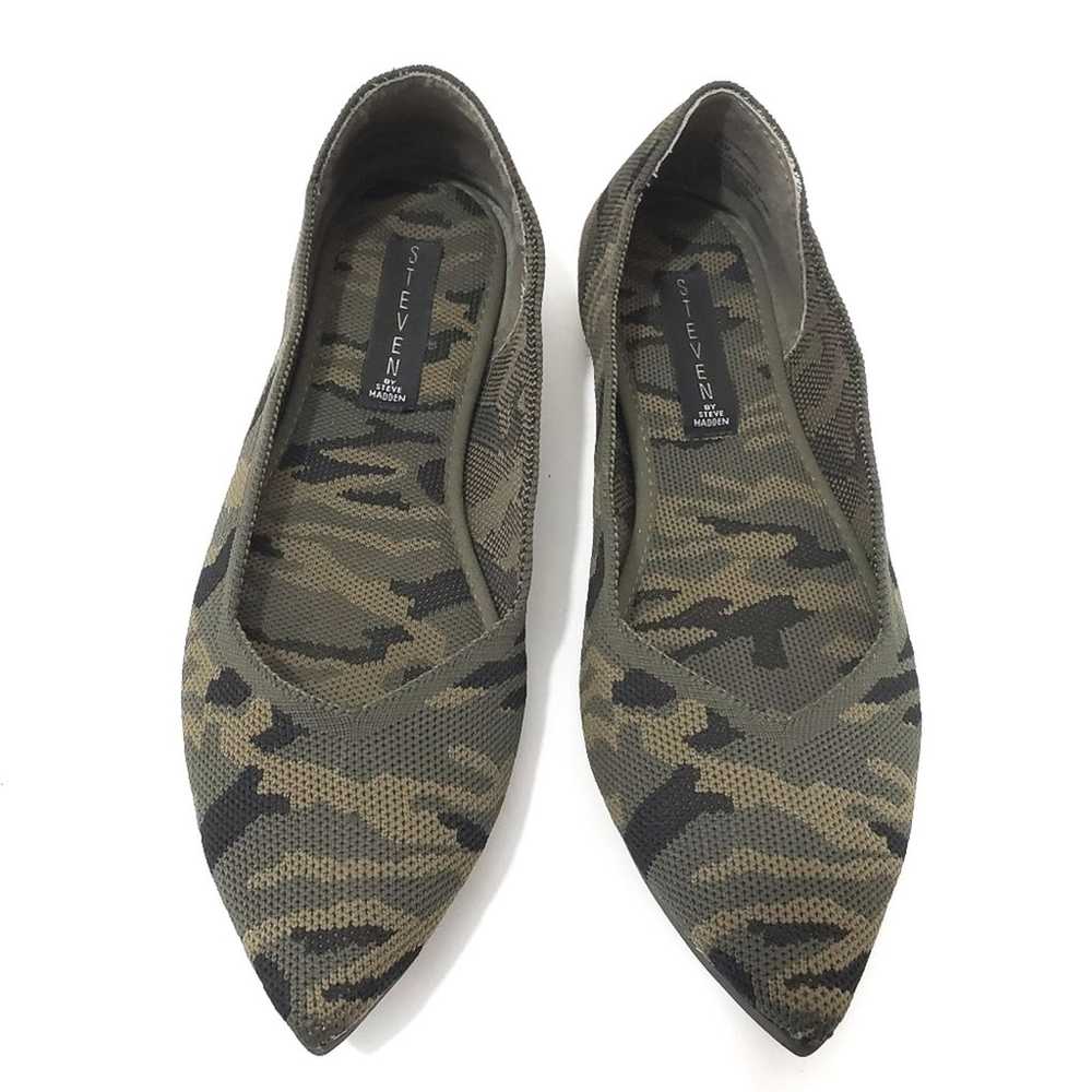 Steve Madden | Steven Rosy Green Camouflage Point… - image 2