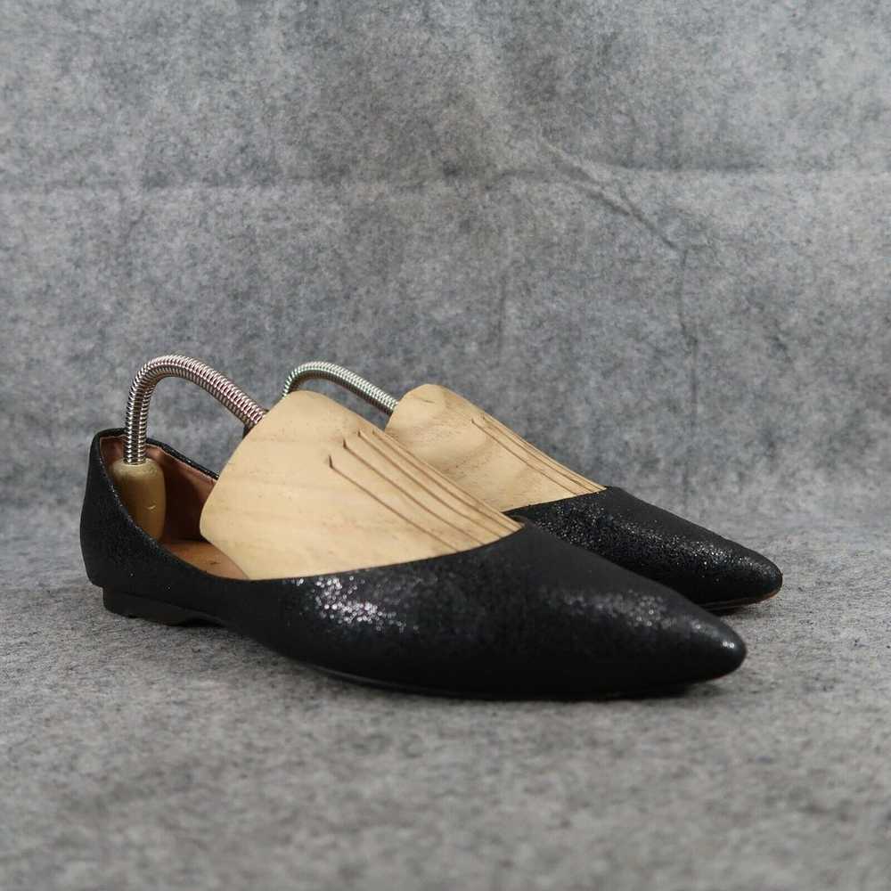 All Black Shoes Womens 38.5 Flats Fashion Skimmer… - image 1