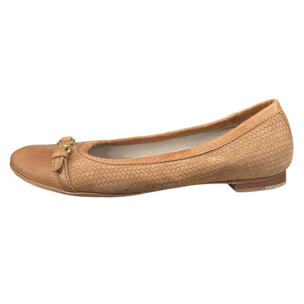 AGL Women’s Monika Brown Leather Slip On Ballet F… - image 3