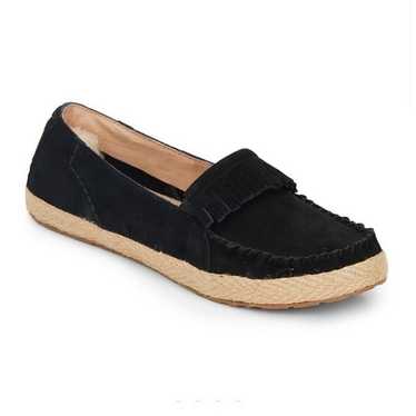 Ugg Australia Marrah Black Leather Moccasins 7.5