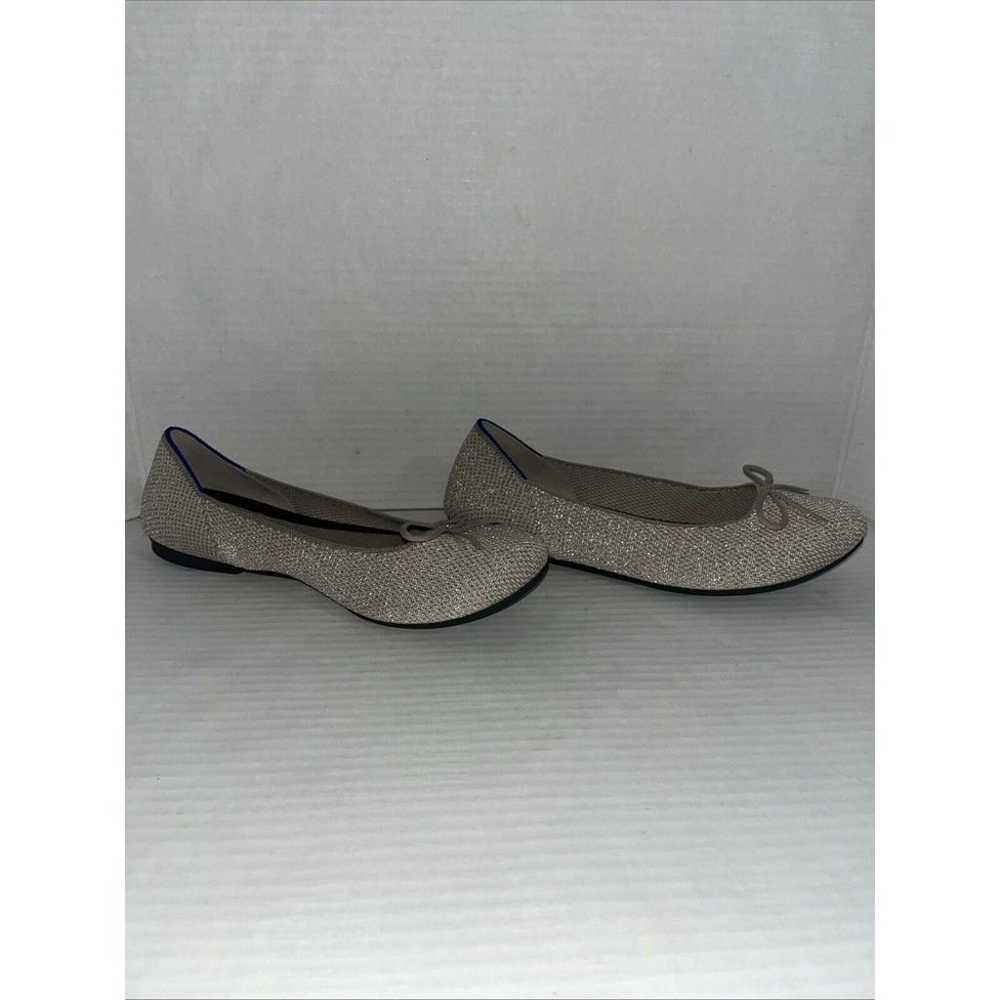 Rothy's The Ballet Flat Beige/tan  & Blue Lining … - image 7