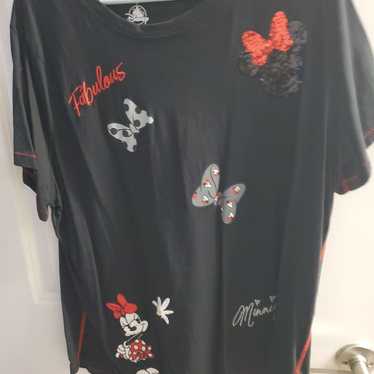 Disney vintage Minnie Mouse sequin top - image 1