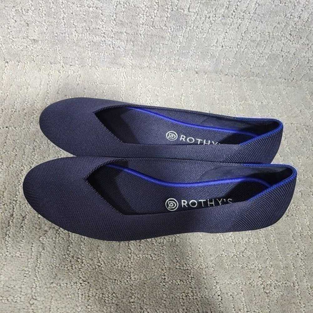 Rothy's The Flat Womens Size 12 Maritime Navy Fla… - image 7