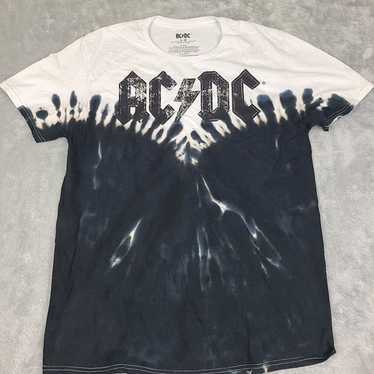 ACDC Vintage Style Tie Dye Shirt Size Large ACDC R