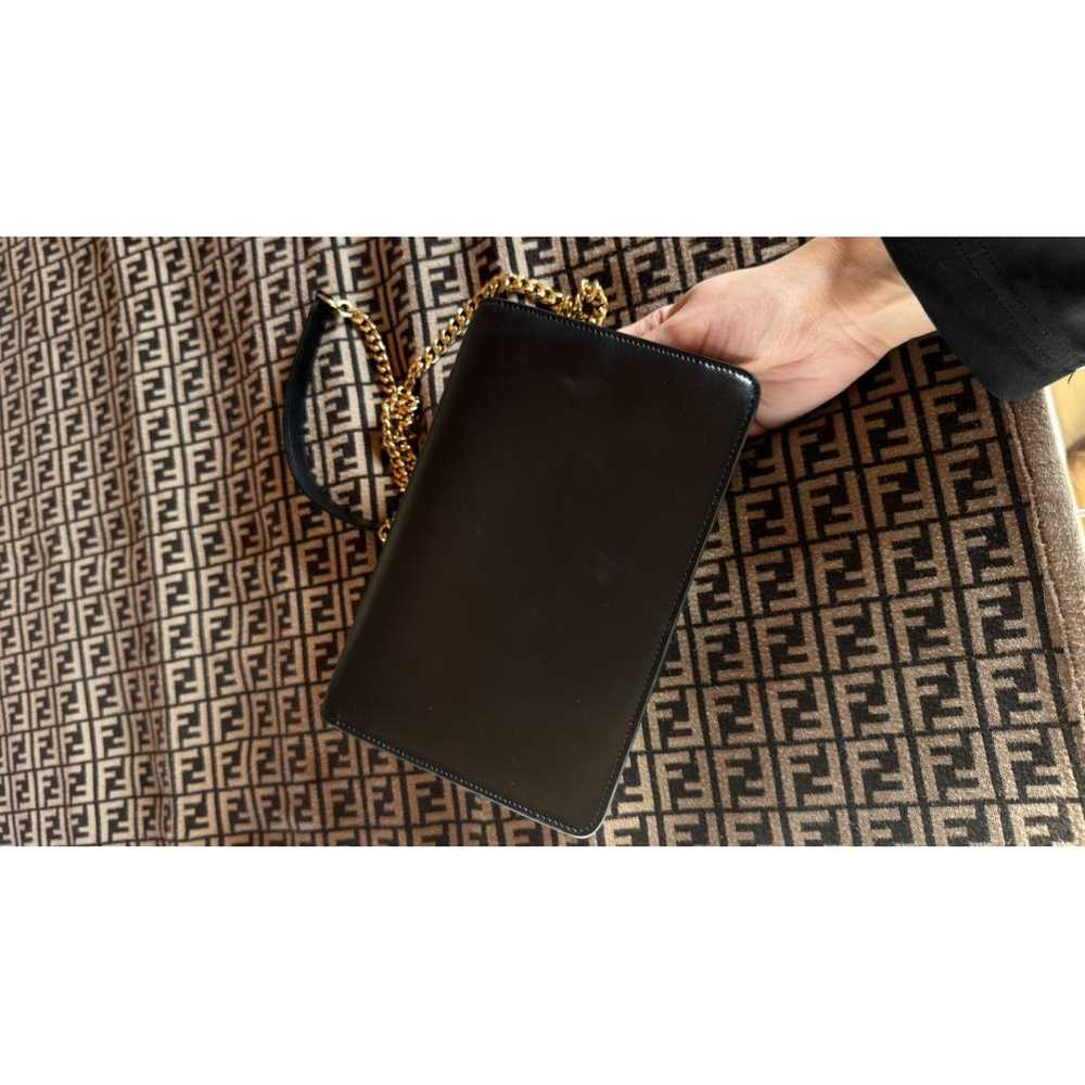 Celine Triomphe leather clutch bag - image 12