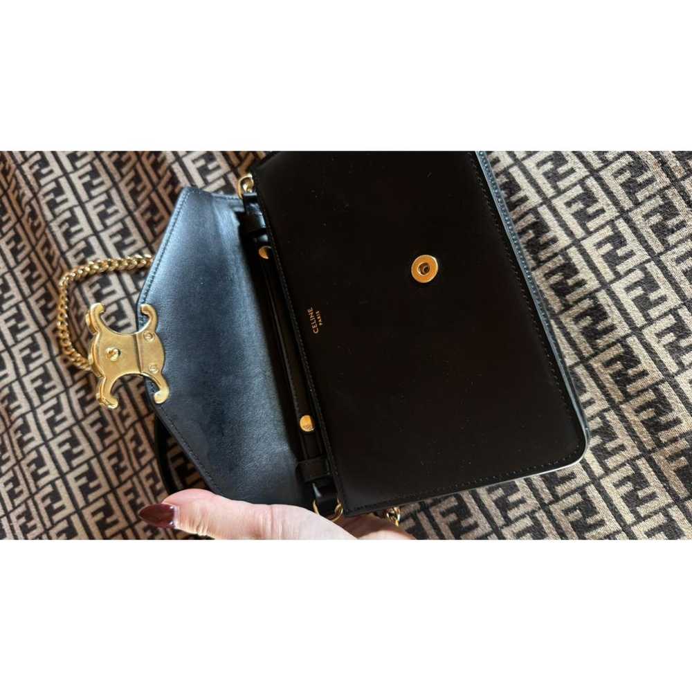 Celine Triomphe leather clutch bag - image 9