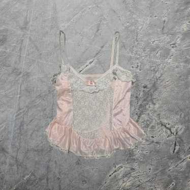 y2k lace cami top