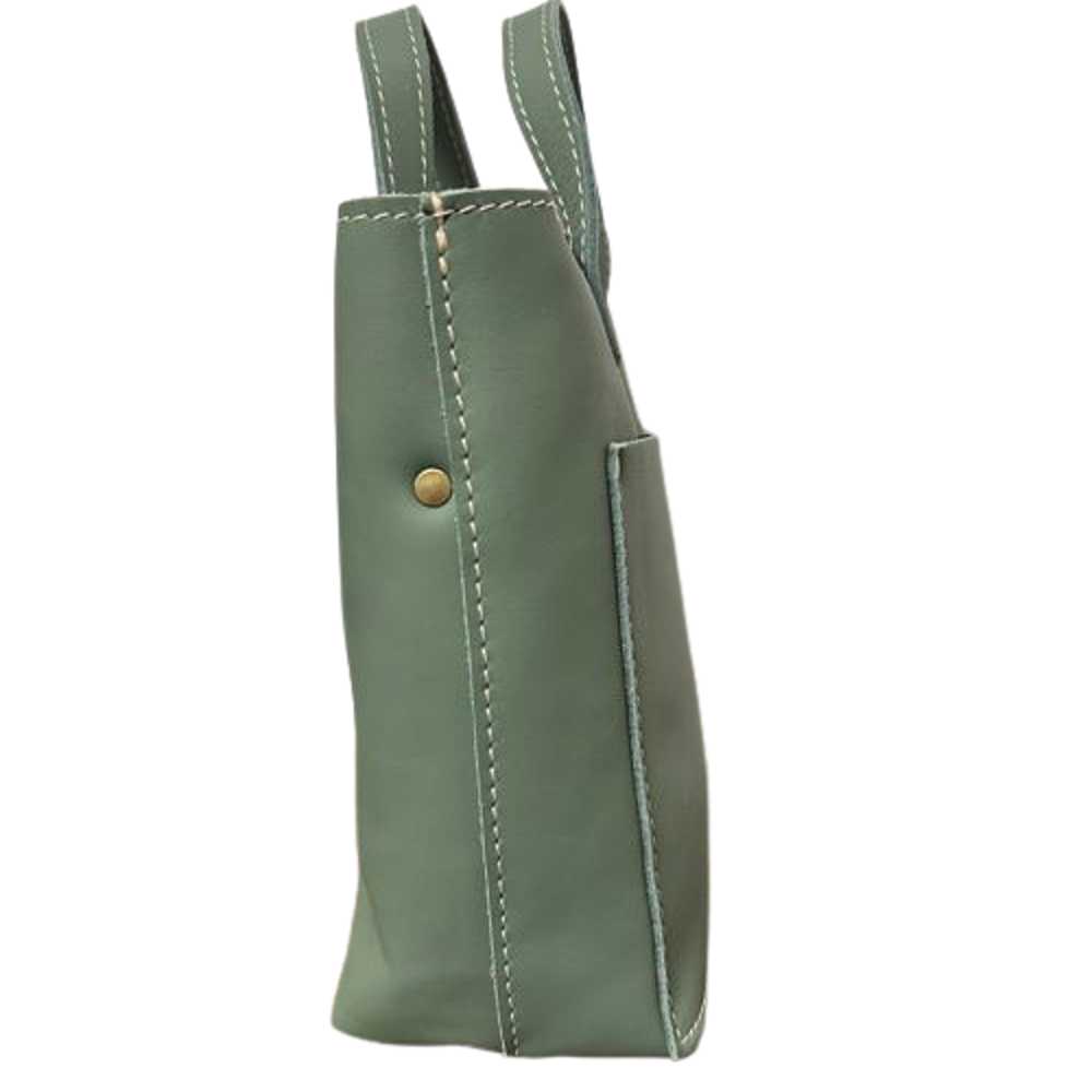 Portland Leather 🆕🪴 Sage Mini Zipper Crossbody … - image 6