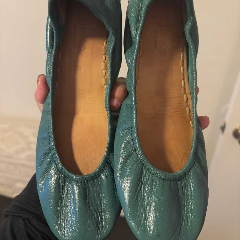 Tieks pacific green size 8 - image 2