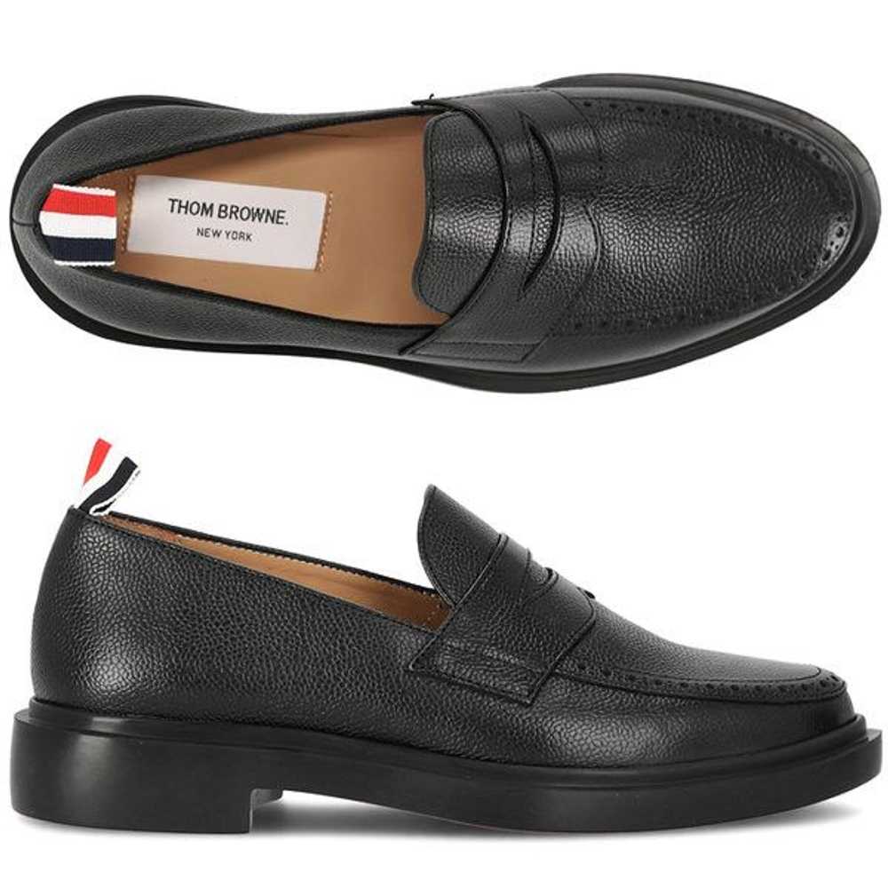 Thom Browne o1s22i1n1124 Leather Loafers in Black - image 2