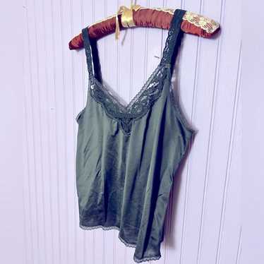 Hand Dyed Vintage 70s Vanity Fair Slip Cami Top - image 1