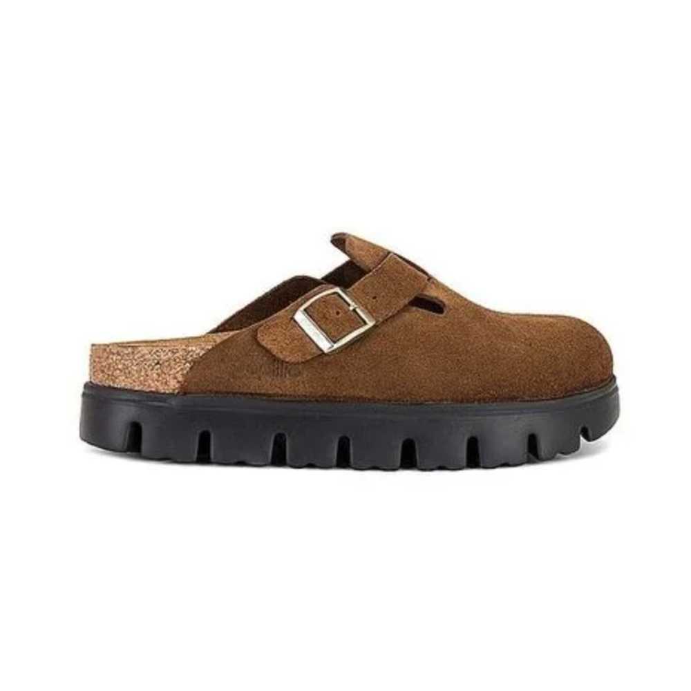 Birkenstock Boston Chunky Platform Clog Shoe Brow… - image 1